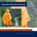 Alma visibilidad de caza de ropa de lluvia desechable Raincoat mujeres